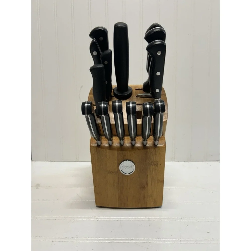 Food knife Block, Cutlery Set